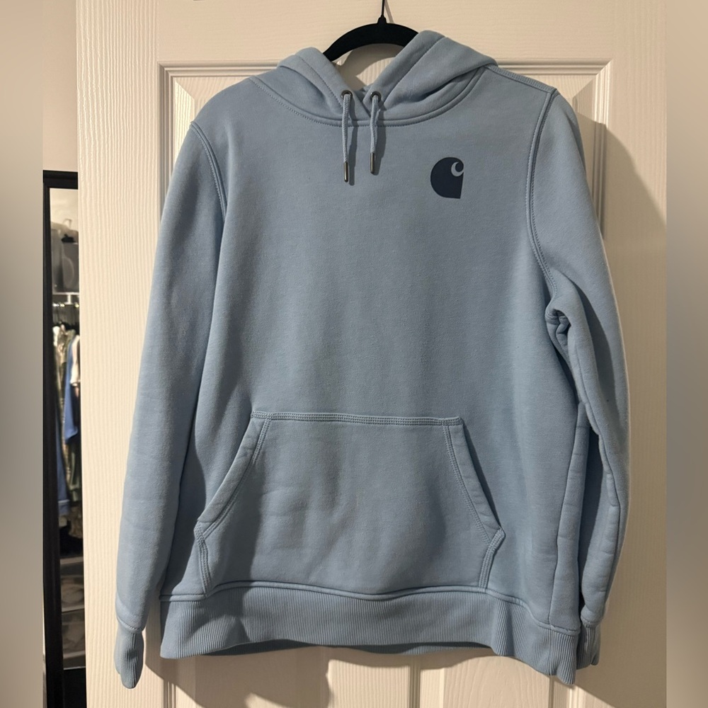 Carhartt Men's Light Blue Hoodie